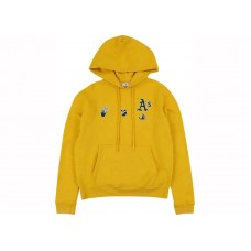 OFF-WHITE x MLB Oakland Athletics Hoodie Yellow/Blue