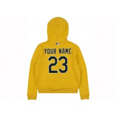 OFF-WHITE x MLB Oakland Athletics Hoodie Yellow/Blue