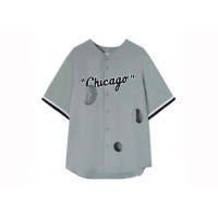 OFF-WHITE x MLB x Chicago WS Cheese Shirt Grey