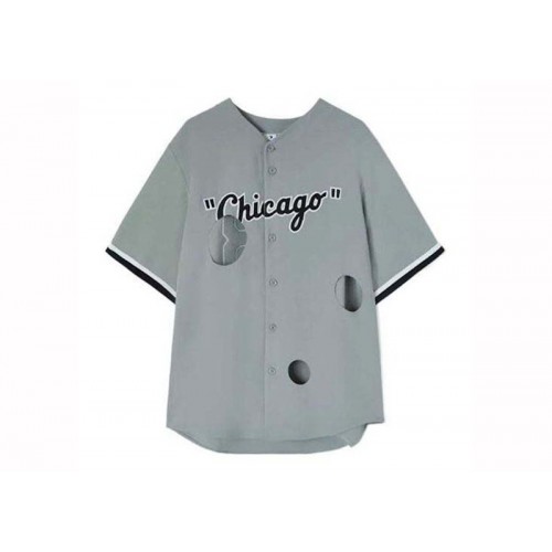 OFF-WHITE x MLB x Chicago WS Cheese Shirt Grey OFF-WHITE x MLB x Chicago WS Cheese Shirt Grey