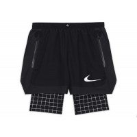 OFF-WHITE x Nike Shorts Black Grid