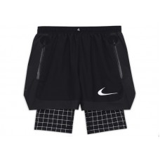OFF-WHITE x Nike Shorts Black Grid