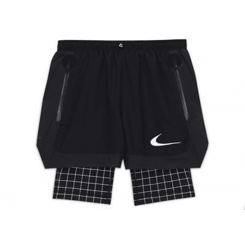 OFF-WHITE x Nike Shorts Black Grid