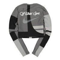 OFF-WHITE x Nike Womens Easy Run Top Vast Grey