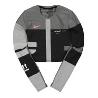 OFF-WHITE x Nike Womens Easy Run Top Vast Grey
