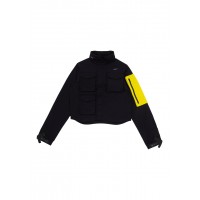OFF-WHITE x Nike Women's Running Jacket Black/Yellow