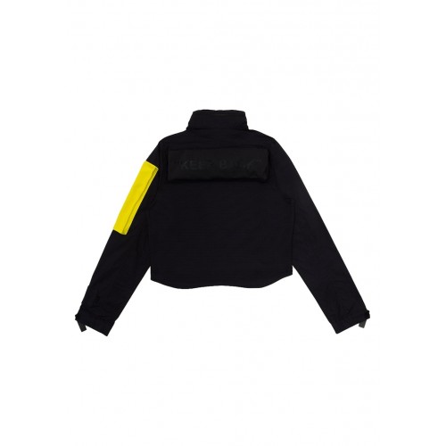 Nike Womens x Off-White Running Jacket BlackYellow