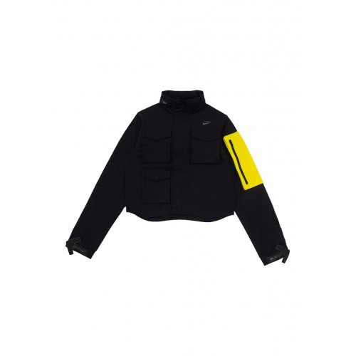 Nike Womens x Off-White Running Jacket BlackYellow