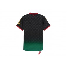 OFF-WHITE x Puma AC Milan Authentic Jersey Black/Power Green