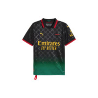 OFF-WHITE x Puma AC Milan Replica Jersey Black