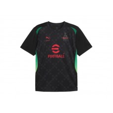 OFF-WHITE x Puma AC Milan Pre-Match S/S Jersey Black/Red