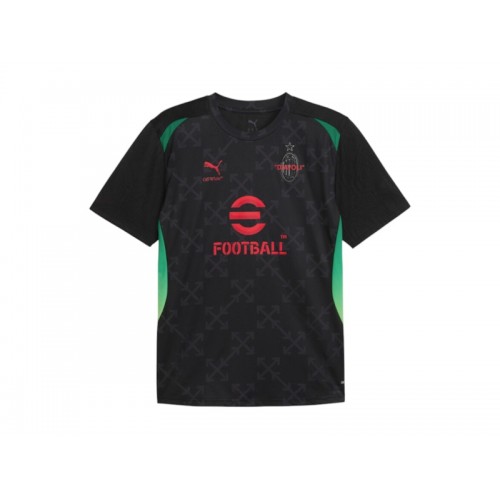 Puma AC Milan x Off-White Pre-Match Jersey Puma BlackFor All Time Red