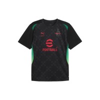 OFF-WHITE x Puma AC Milan Pre-Match S/S Jersey Black/Red