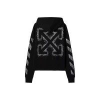 OFF-WHITE x Swarovski Arrow Hoodie Black
