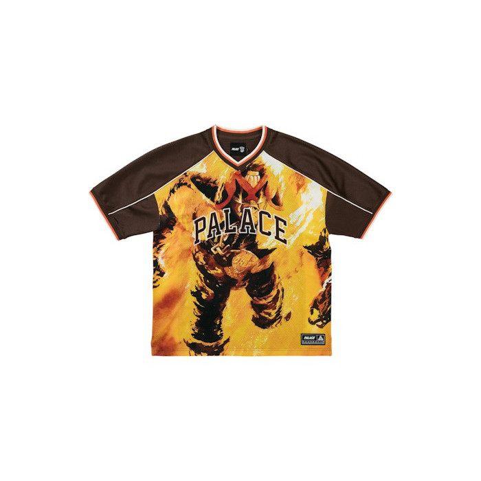 Джерси Palace Judge Dredd Flames Mesh Jersey Brown Джерси Palace Judge Dredd Flames Mesh Jersey Brown