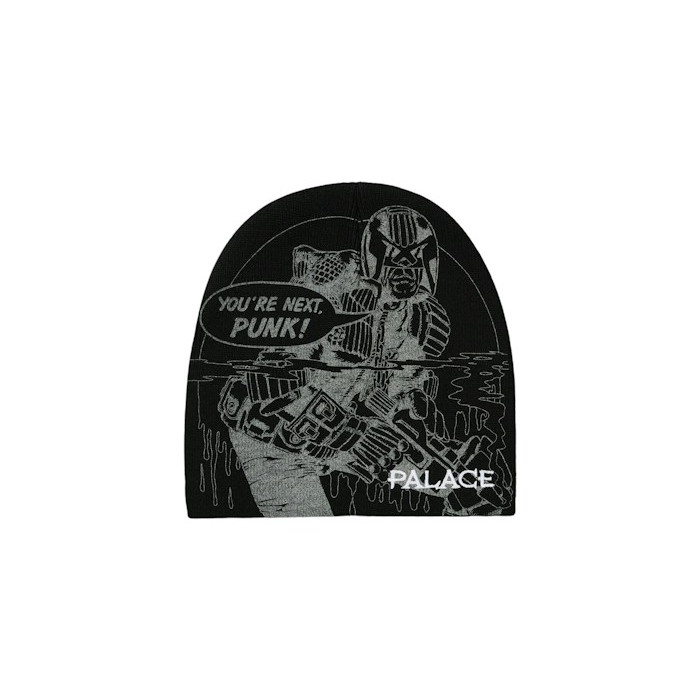 Шапка Palace Judge Dredd Nein Cuff Beanie Black Шапка Palace Judge Dredd Nein Cuff Beanie Black