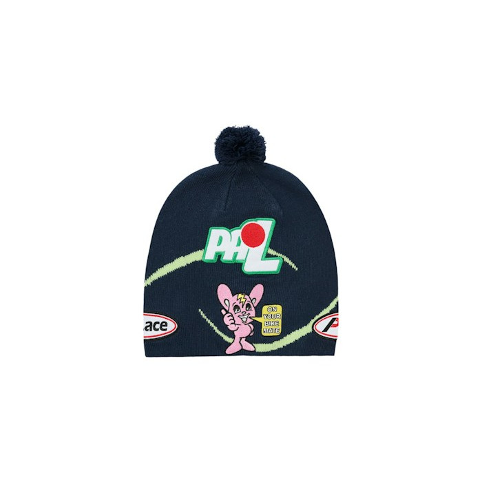 Шапка Palace On Ya Bike Nein Cuff Beanie Navy Шапка Palace On Ya Bike Nein Cuff Beanie Navy