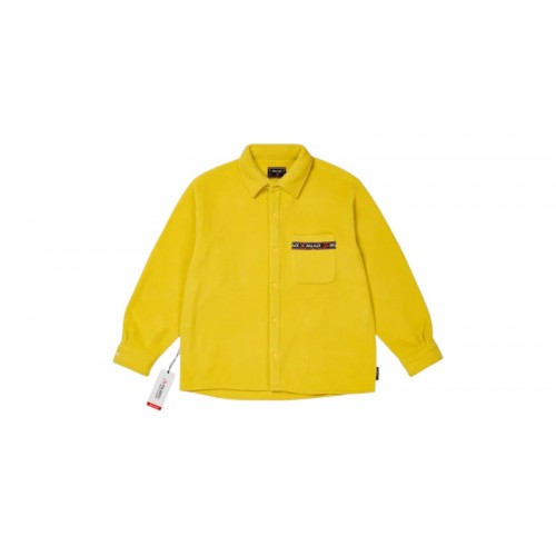 Palace Polartec Om Fleece Overshirt Saffron