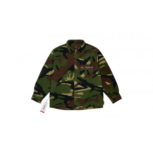 Palace Polartec Om Fleece Overshirt Woodland Camo