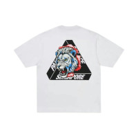 Palace Singapore Exclusive The Lion City Tri-Ferg T-shirt White