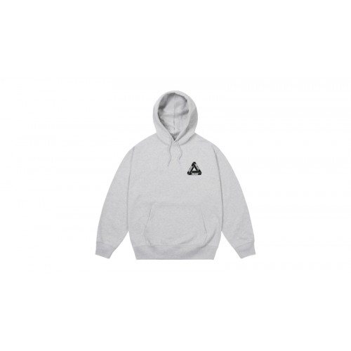 Palace Tri-Angelic Hood Grey Marl
