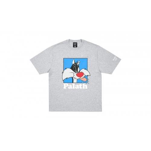 Palace x UGG Looney Tunes T-Shirt Grey Marl