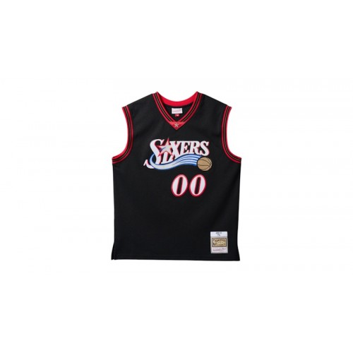 Mitchell & Ness x Playboi Carti x NBA Philadelphia 76ers 2000 Jersey Black