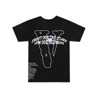 Pop Smoke x Vlone Tracklist Tee Black
