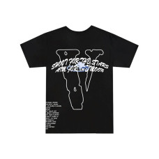 Pop Smoke x Vlone Tracklist Tee Black