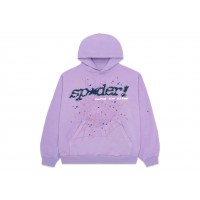 Sp5der Acai Hoodie Purple
