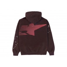 Sp5der Araignee Hoodie Brown