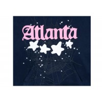 Sp5der Atlanta Hoodie Navy