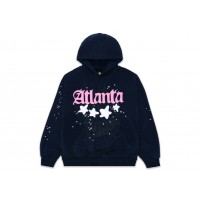 Sp5der Atlanta Hoodie Navy
