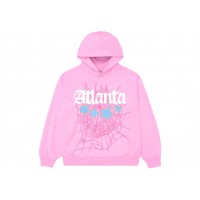 Sp5der Atlanta Hoodie Pink