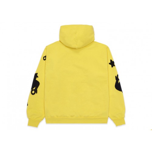 Оригинальный шмот Sp5der Beluga Hoodie Gold - 70см