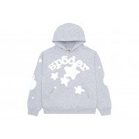 Sp5der Beluga Hoodie Heather Grey