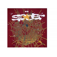 Sp5der Logo Hoodie Maroon