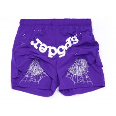 Sp5der Logo Short Grape