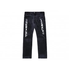 Sp5der Moto Jean Vintage Black