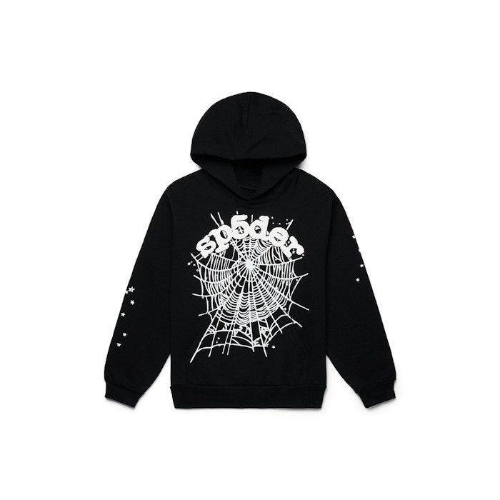 Худи Sp5der OG Web Hoodie Black Худи Sp5der OG Web Hoodie Black