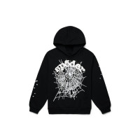 Sp5der OG Web Hoodie Black