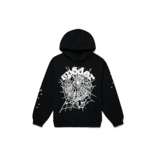 Sp5der OG Web Hoodie Black