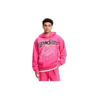 Sp5der PNK V2 Hoodie Pink