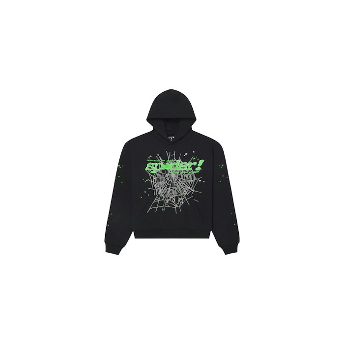 Худи Sp5der Punk V2 Hoodie Black Худи Sp5der Punk V2 Hoodie Black
