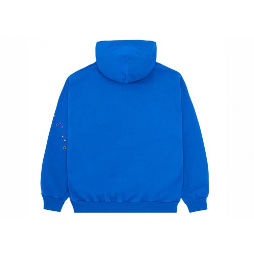Оригинальный шмот Sp5der TC Hoodie Blue - 70см
