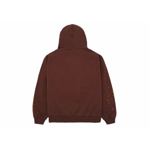 Оригинальный шмот Sp5der Web Hoodie Brown - 70см