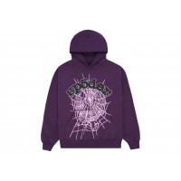 Sp5der Web Hoodie Purple