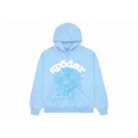Sp5der Web Hoodie Sky Blue
