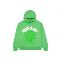 Sp5der Web Hoodie Slime Green