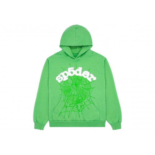 Оригинальный шмот Sp5der Web Hoodie Slime Green - 70см